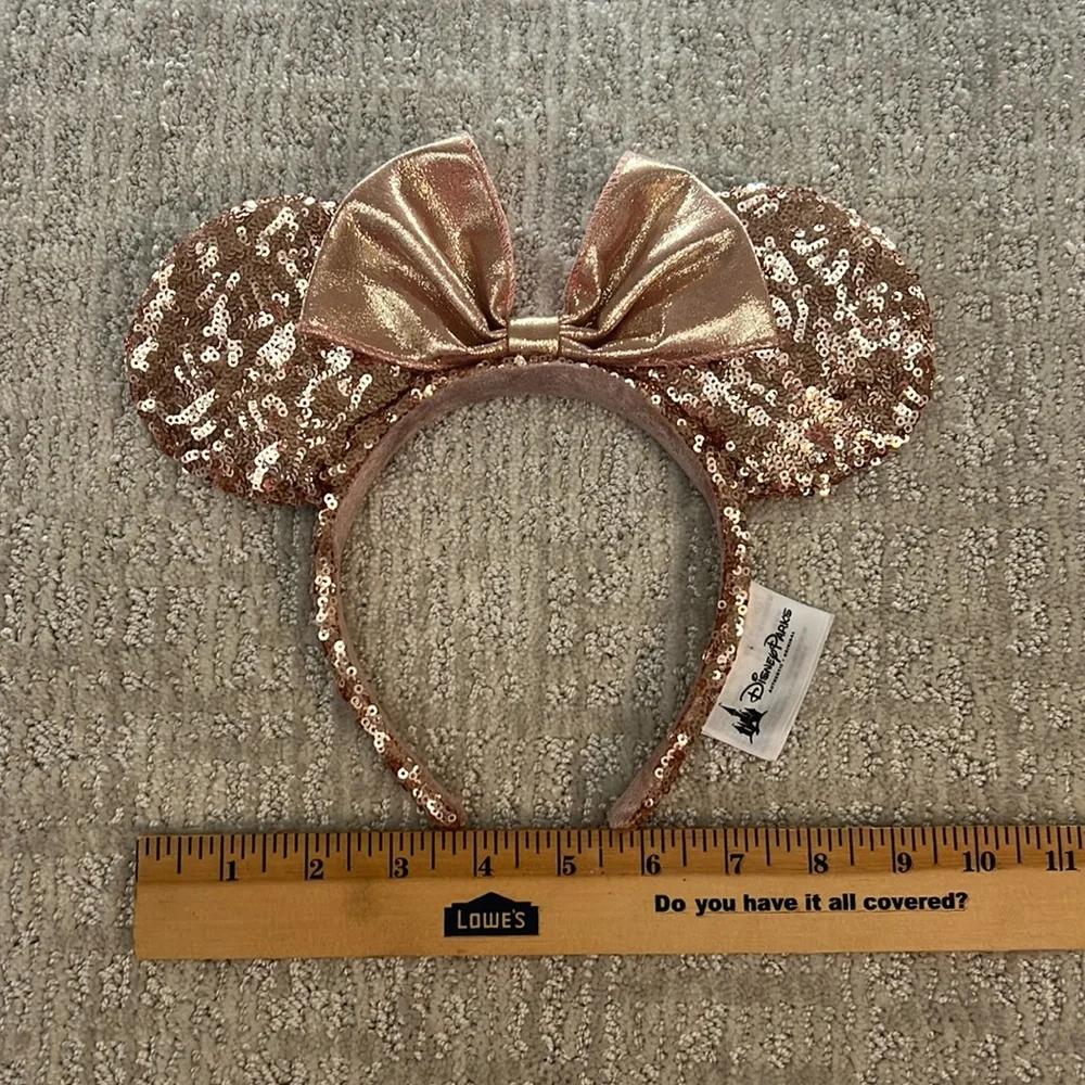 Authentic‎ rose gold rhinestone, Disney ear headband